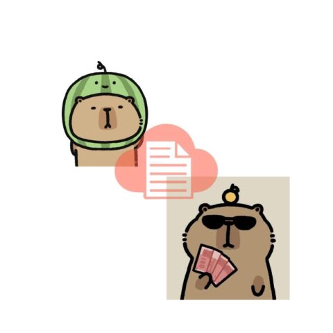 BST 50+ Avatar Capybara Dễ Thương Vô Tri
