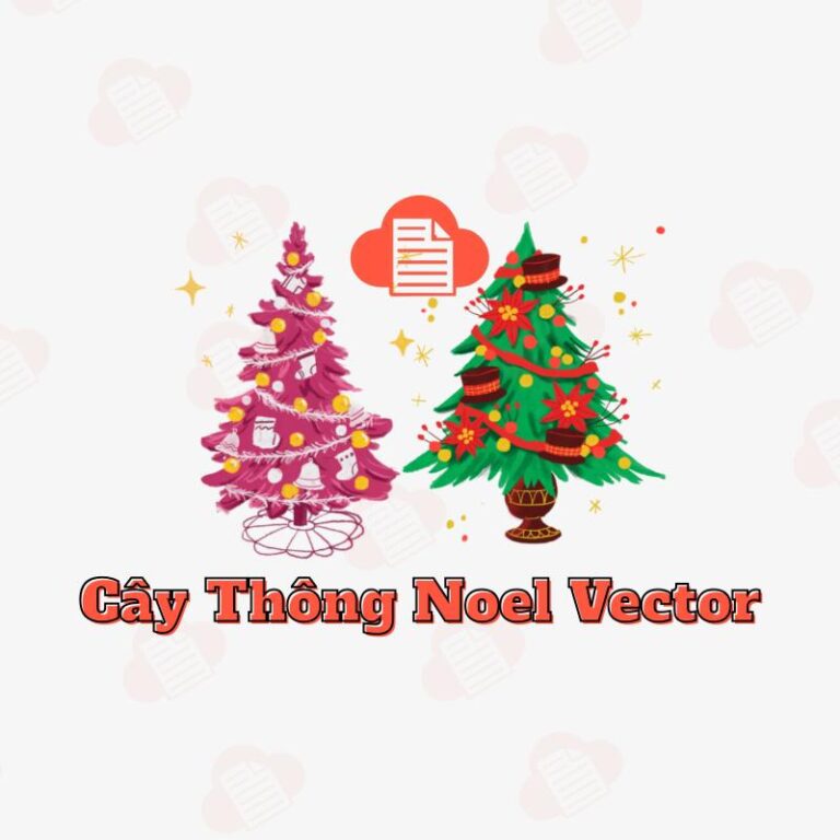 BST Cây Thông Noel Vector Đẹp Đa Dạng File AI, EPS, JPEG, PNG, SVG, PDF cay thong noel vector 1