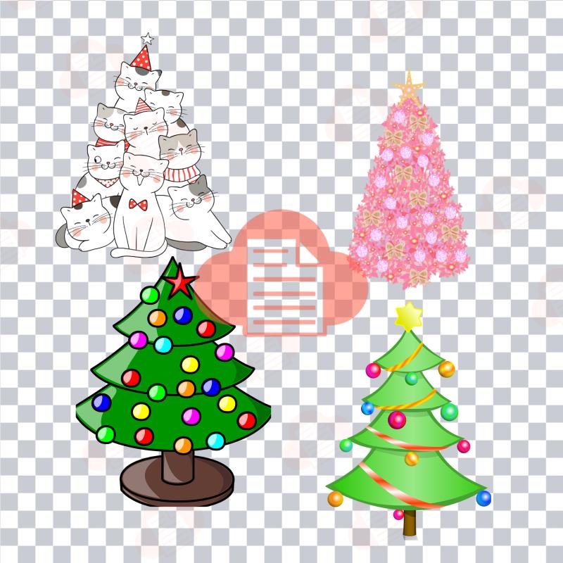 BST Cây Thông Noel Vector Đẹp Đa Dạng File AI, EPS, JPEG, PNG, SVG, PDF cay thong noel vector 4