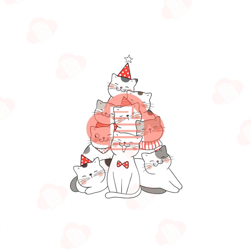 BST Cây Thông Noel Vector Đẹp Đa Dạng File AI, EPS, JPEG, PNG, SVG, PDF cay thong noel vector 5