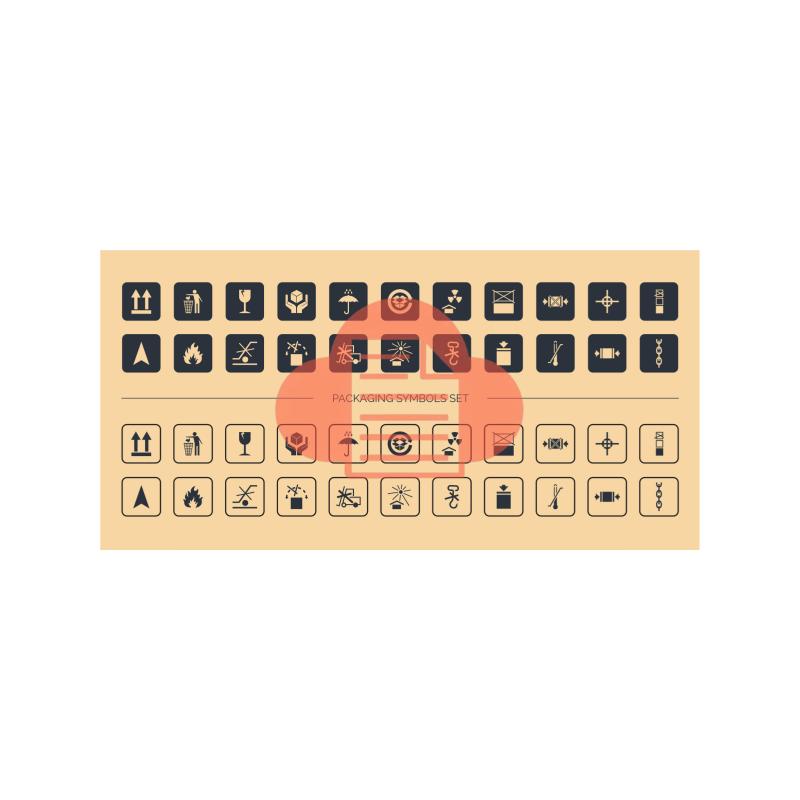 ky hieu tren thung carton vector 5