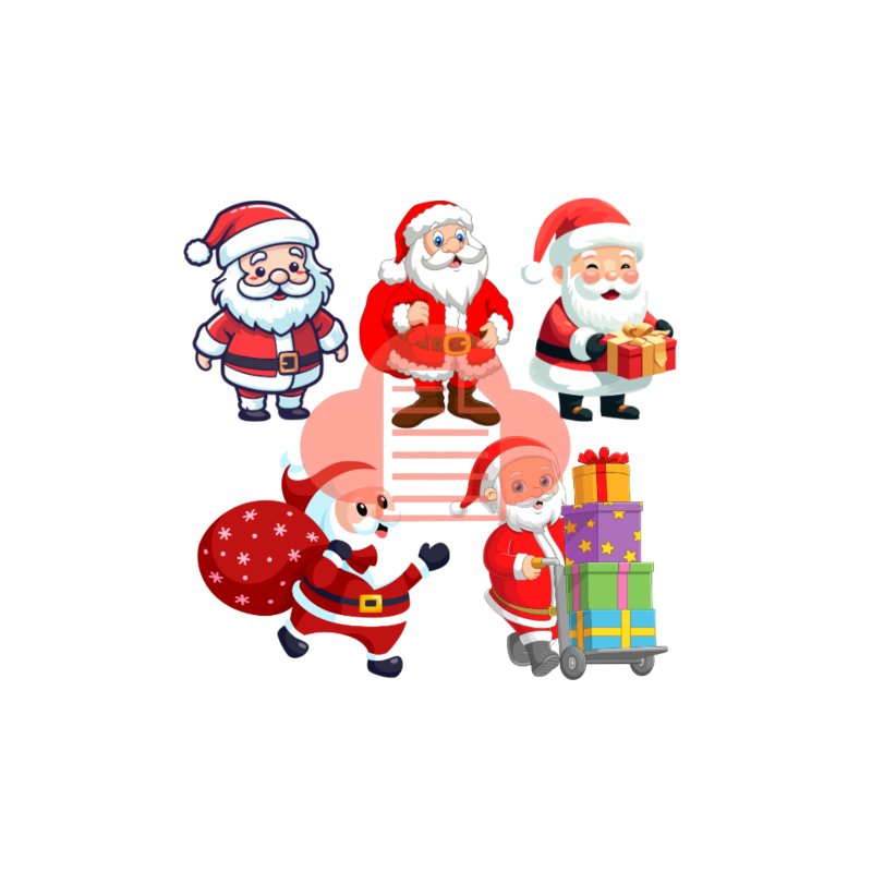 ong gia noel vector 3