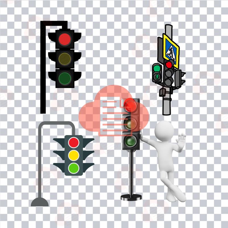 den giao thong vector 6