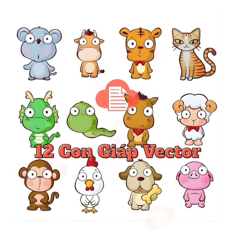 12 con giap vector taitailieu 8