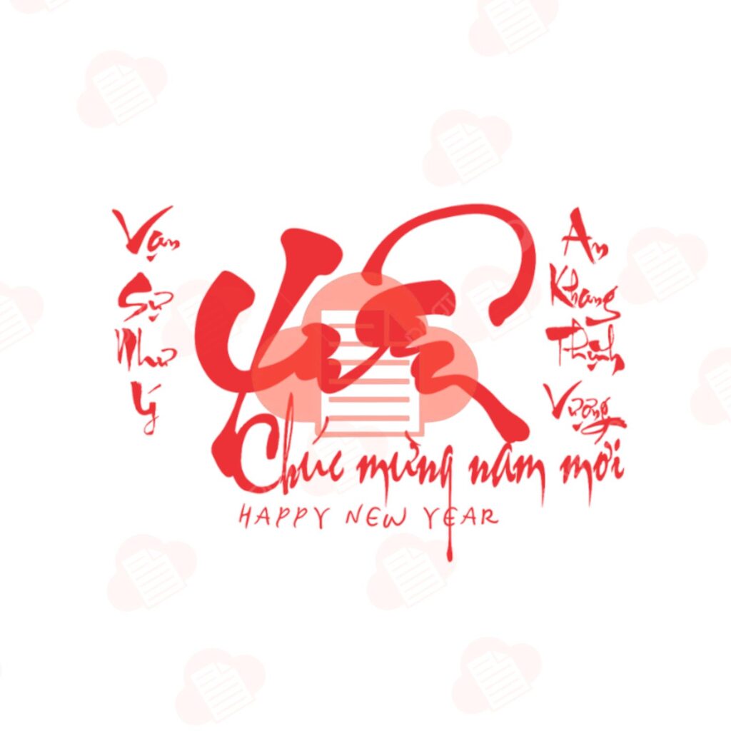 cau chuc mung nam moi vector 7
