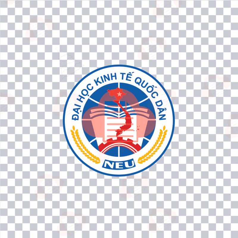 logo dai hoc kinh te quoc dan neu 5