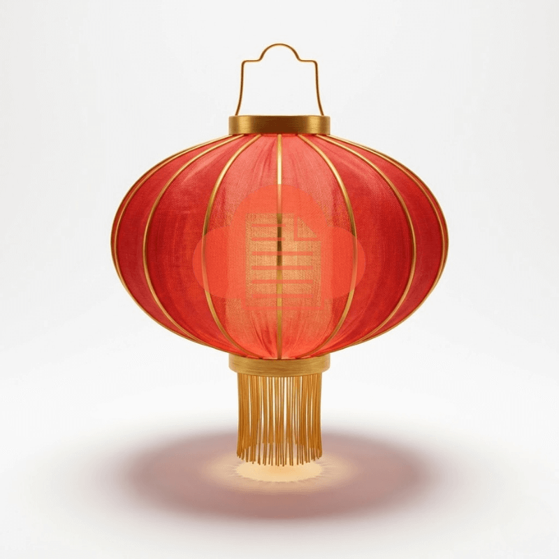 Mẫu lồng đèn treo tết vector 3D sắc nét