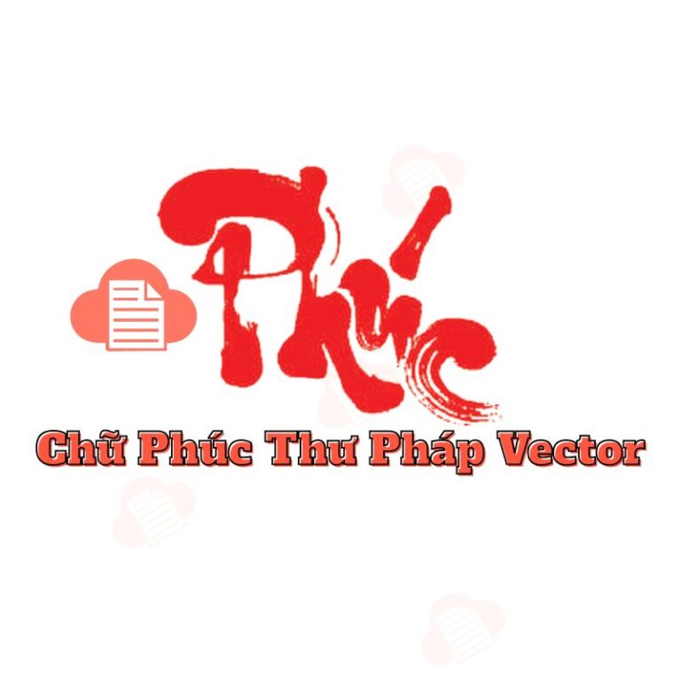 chu phuc thu phap vector 2