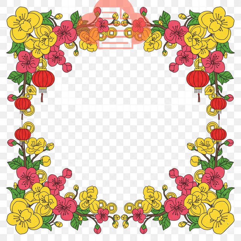 Download 50 Ảnh Hoa Tết Vector: Mai, Đào, Tầm Xuân Đẹp 2026 Khung hoa Tết vector dùng làm ảnh đại diện Facebook
