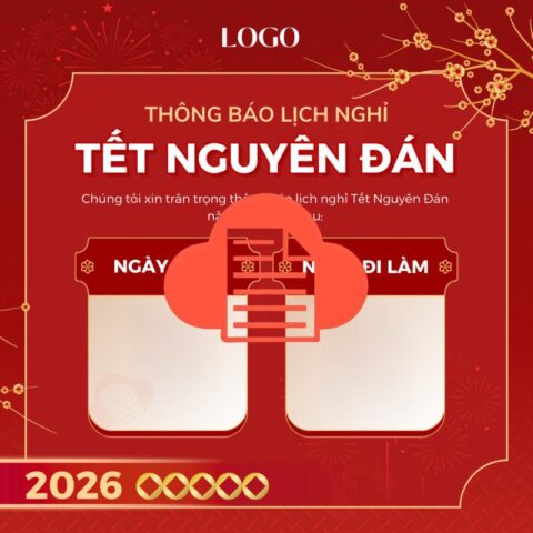 Download Banner Mẫu File Thông Báo Nghỉ Tết 2026 Vector mau file thong bao nghi tet vector 2