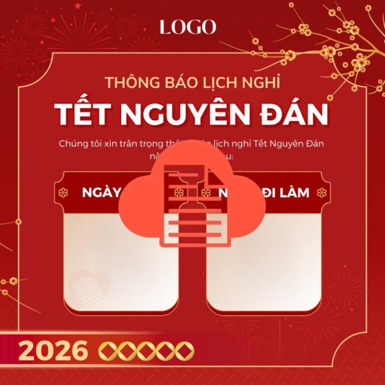 Download Banner Mẫu File Thông Báo Nghỉ Tết 2026 Vector mau file thong bao nghi tet vector 2