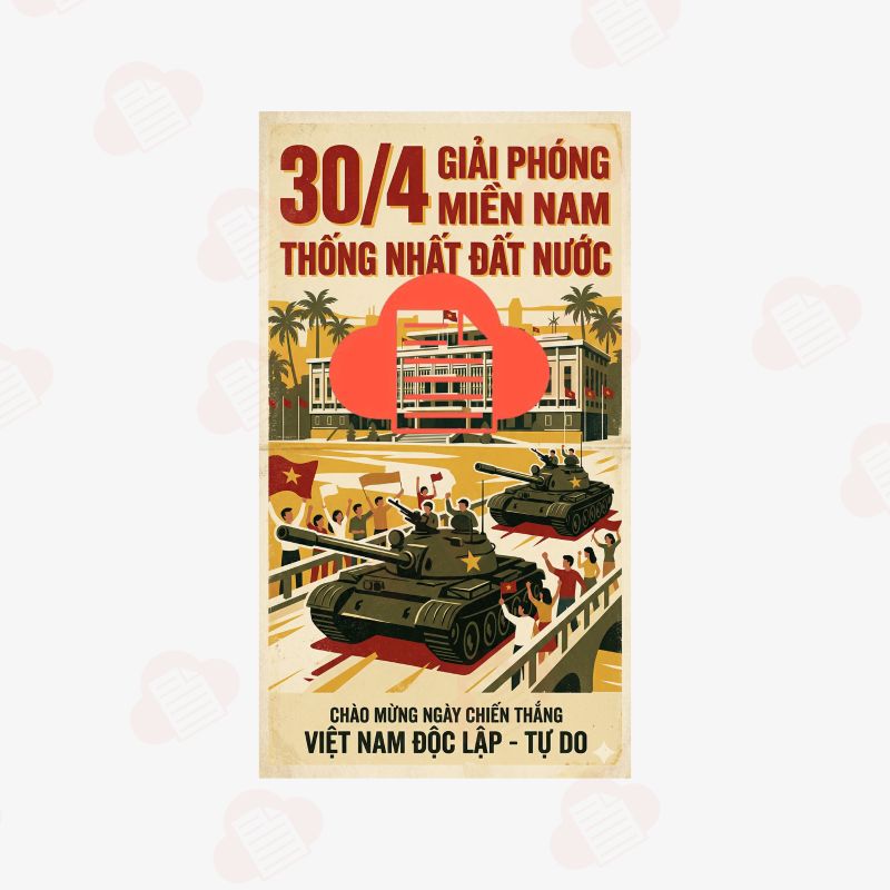 Tải Miễn Phí Bộ Ảnh Giải Phóng Miền Nam Vector PNG, AI, PDF, JPEG giai phong mien nam vector 10