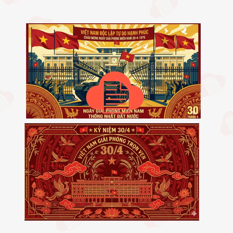 Tải Miễn Phí Bộ Ảnh Giải Phóng Miền Nam Vector PNG, AI, PDF, JPEG giai phong mien nam vector 8