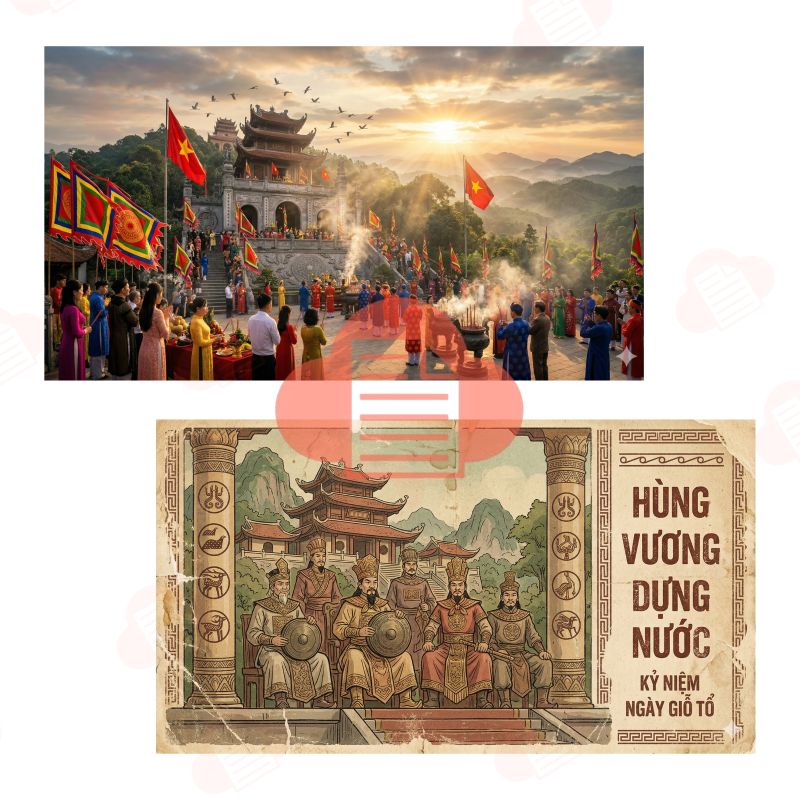 Tải Ngay 20+ Mẫu Background Giỗ Tổ Hùng Vương 10/3 Đẹp File Vector gio to hung vuong vector 10