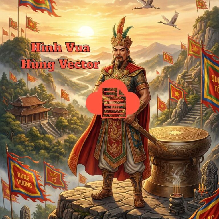 hinh vua hung vector 1