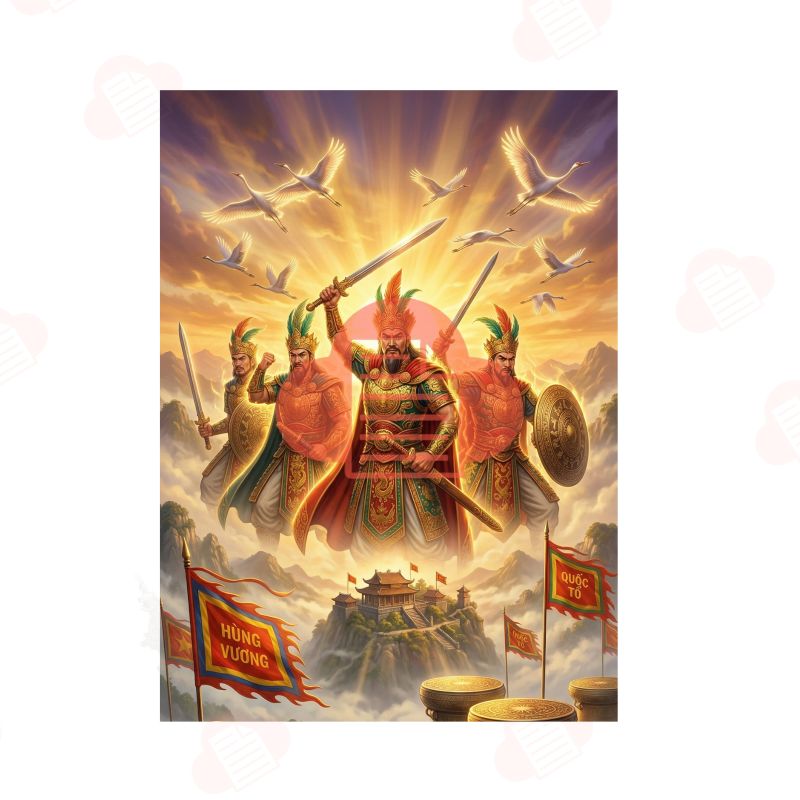 Download Vua Hùng Vector Đẹp Chuẩn In Ấn Đa Dạng File hinh vua hung vector 5
