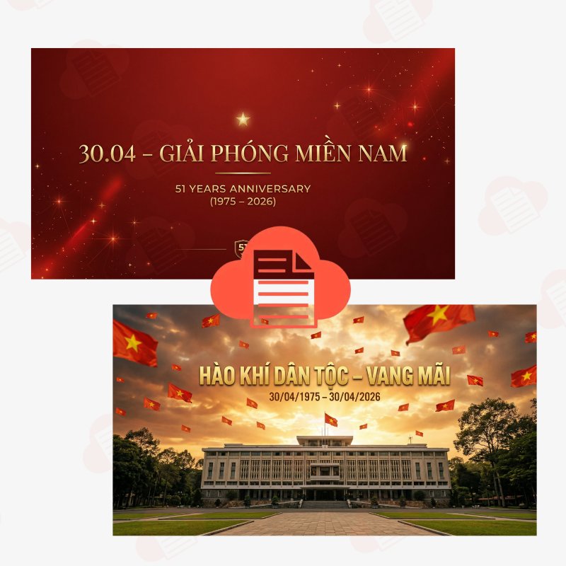 Tải Bộ Logo 51 Năm Giải Phóng Miền Nam Độc Đáo, Hào Hùng Miễn Phí ki niem 51 nam giai phong mien nam 1