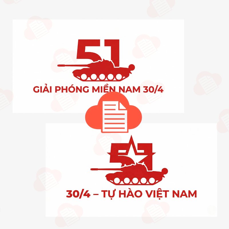 Tải Bộ Logo 51 Năm Giải Phóng Miền Nam Độc Đáo, Hào Hùng Miễn Phí ki niem 51 nam giai phong mien nam 5