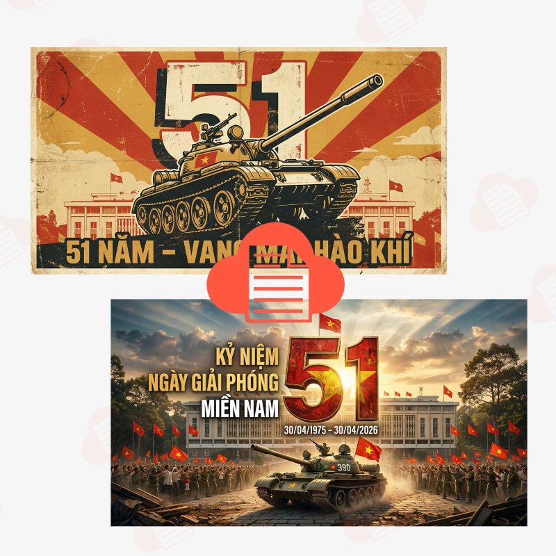 Tải Bộ Logo 51 Năm Giải Phóng Miền Nam Độc Đáo, Hào Hùng Miễn Phí ki niem 51 nam giai phong mien nam 7