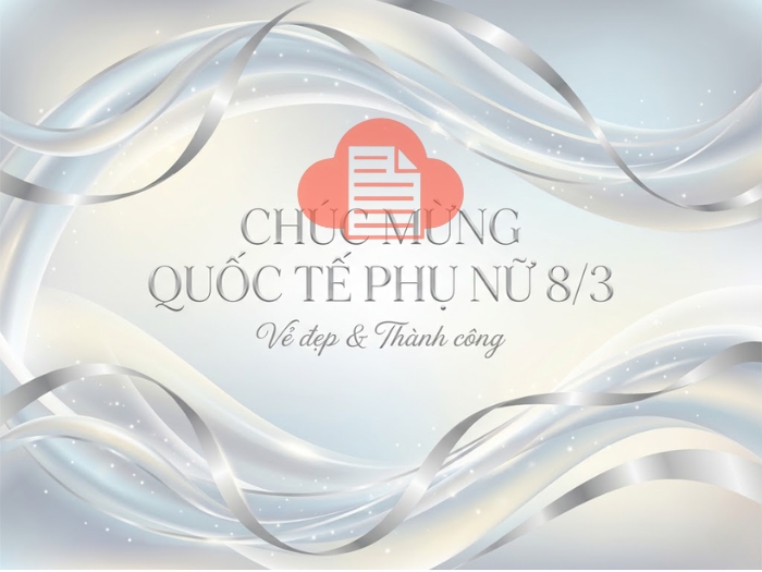 Vector backdrop 8/3 phong cách tinh tế