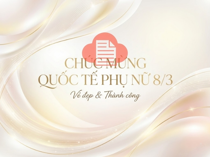 Mẫu vector background 8/3 cao cấp