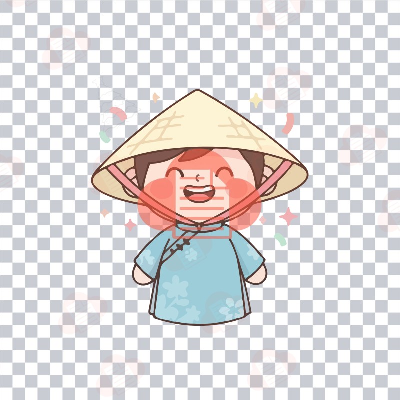 non la viet nam vector 8