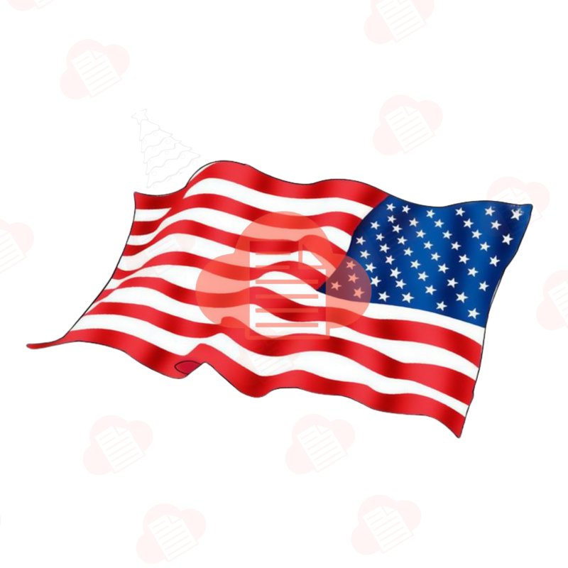 Tải Bộ Lá Cờ Mỹ Vector File PNG AI CDR (Free Flag USA Vector) co my vector 1