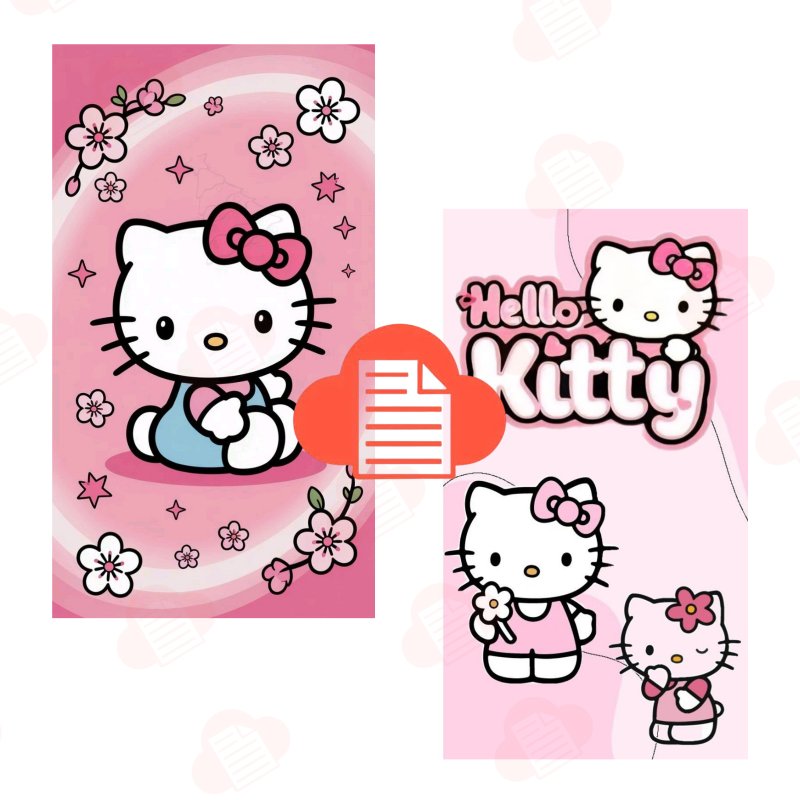 Tải 1000+ Bộ Mèo Hello Kitty Vector Đáng Yêu Free (AI, Corel, PNG) hello kitty vector 7