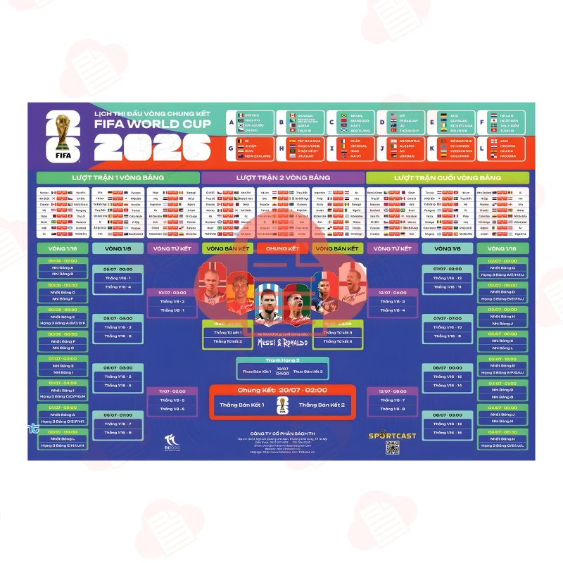 Tải Lịch Thi Đấu World Cup 2026 Toàn Diện Bản PDF/Excel Mới Nhất lich thi dau world cup 2026 6