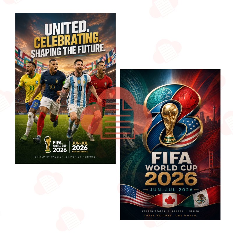 poster world cup cinematic vector 4