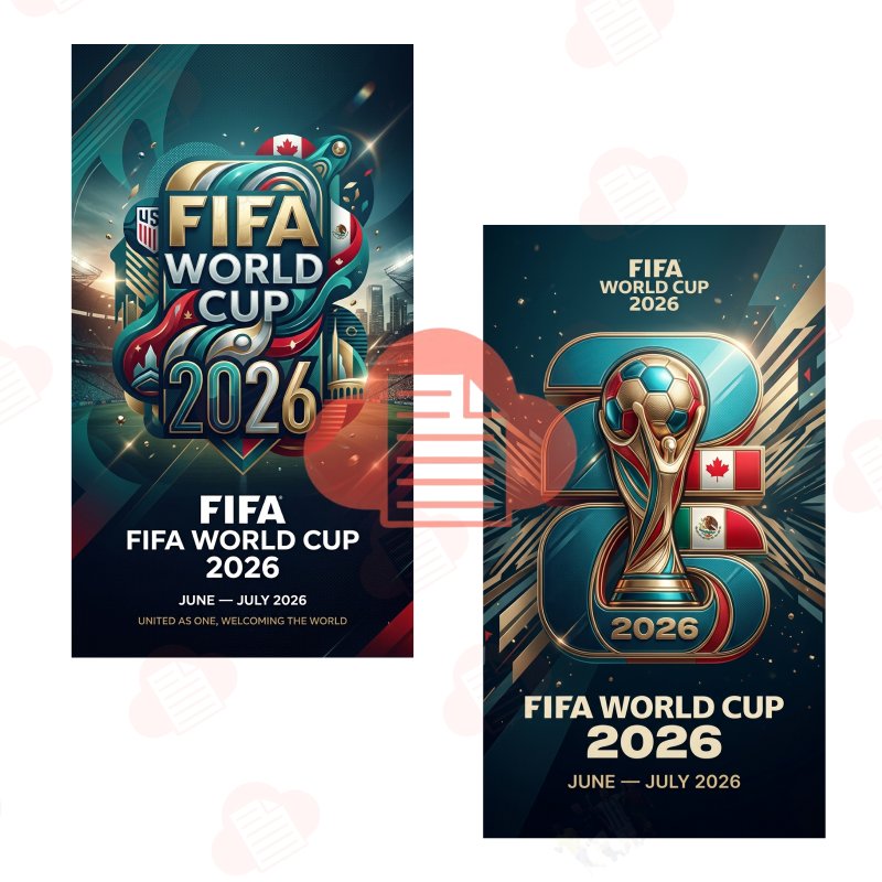 poster world cup cinematic vector 6