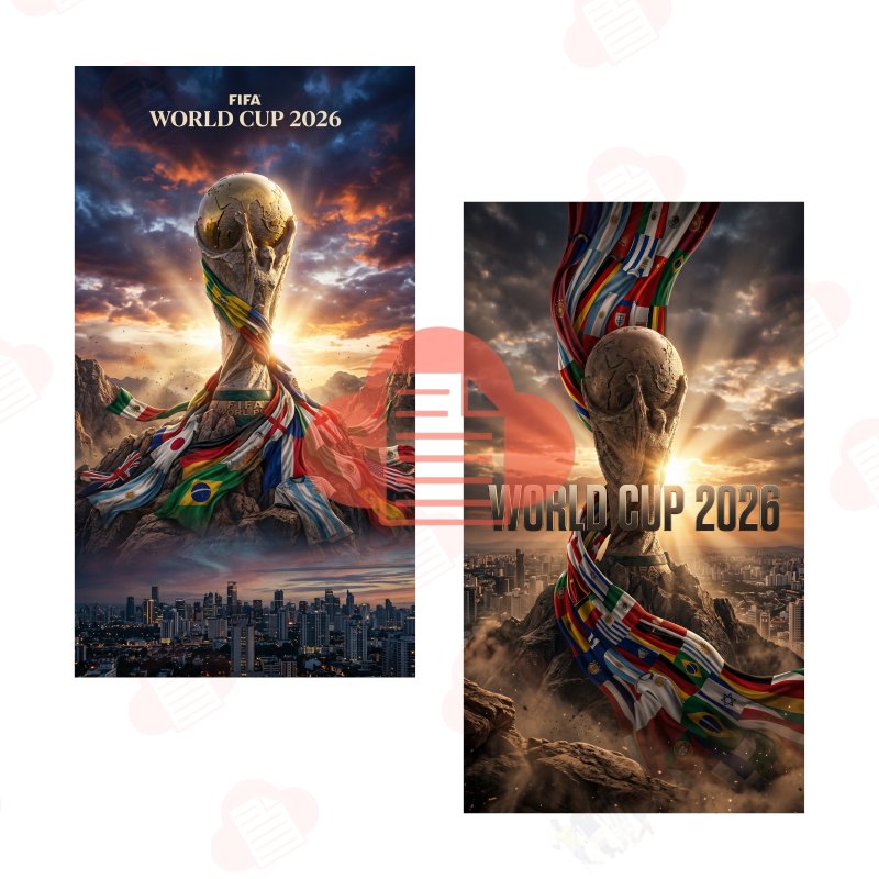 poster world cup cinematic vector 9