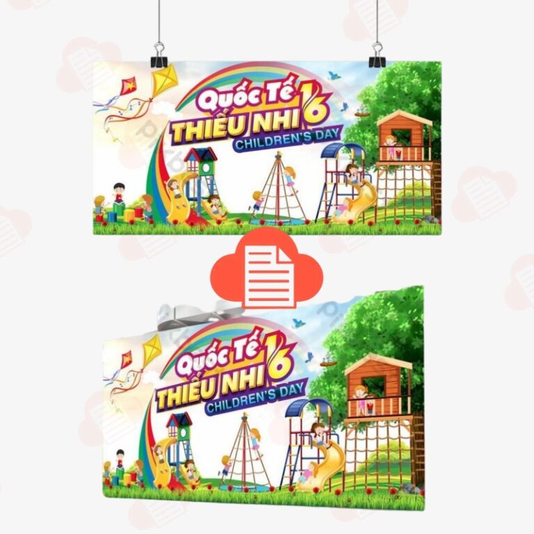 Tải 99+ Background Quốc Tế Thiếu Nhi 1 6 Đẹp, File AI/CDR/PNG Free banner hinh anh poster quoc te thieu nhi 2