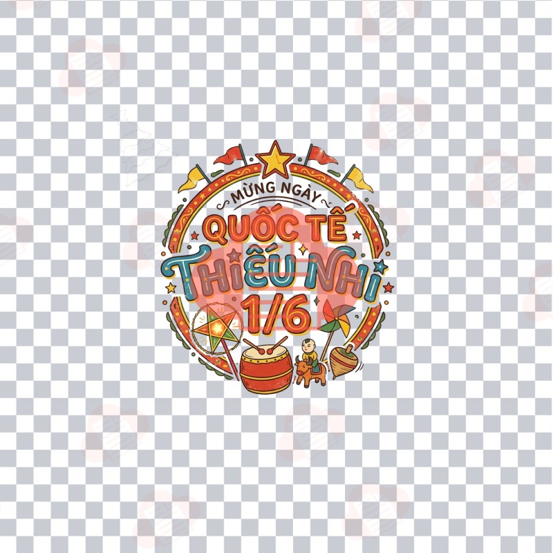 Bộ File Icon Logo Quốc Tế Thiếu Nhi Vector Thiết Kế Đáng Yêu Nhất logo quoc te thieu nhi khong nen 14