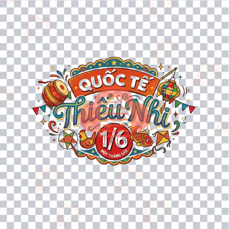 Bộ File Icon Logo Quốc Tế Thiếu Nhi Vector Thiết Kế Đáng Yêu Nhất logo quoc te thieu nhi khong nen 15