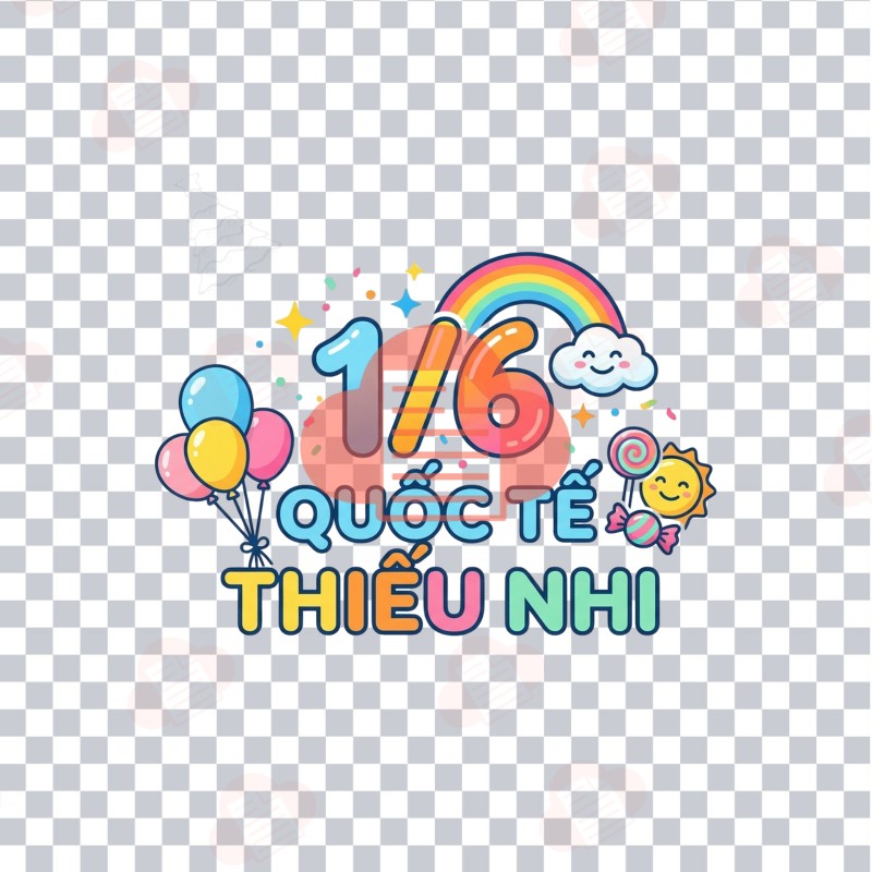 Bộ File Icon Logo Quốc Tế Thiếu Nhi Vector Thiết Kế Đáng Yêu Nhất logo quoc te thieu nhi khong nen 5