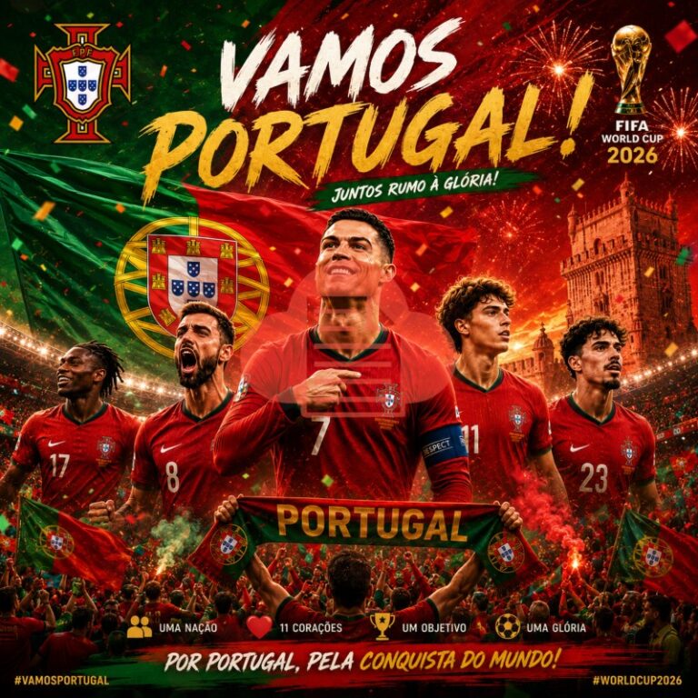 Tổng Hợp Các Mẫu Poster Bồ Đào Nha World Cup 2026 Đẹp Bản Vector Tải Free poster bo dao nha world cup 2026 1