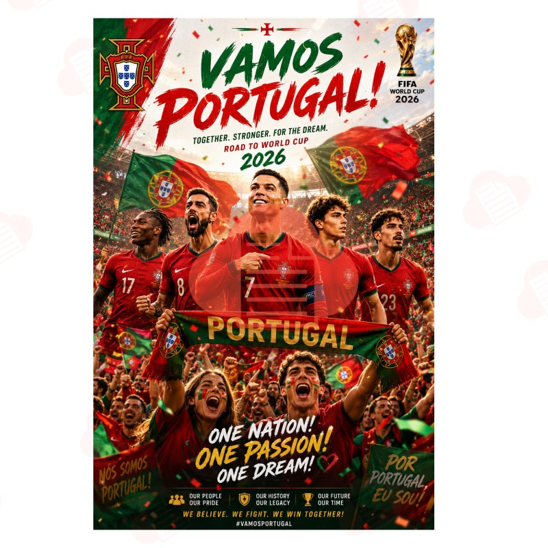 Tổng Hợp Các Mẫu Poster Bồ Đào Nha World Cup 2026 Đẹp Bản Vector Tải Free poster bo dao nha world cup 2026 14