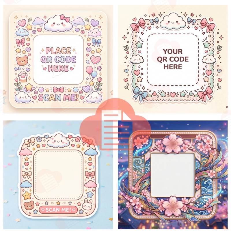 Tổng Hợp 99+ Mẫu Khung Mã QR Đẹp Và Quét Mã Vector Tải Miễn Phí File AI, PNG quet ma qr vector 11