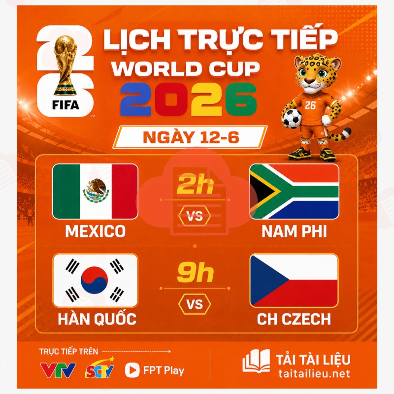 Lịch Khai Mạc World Cup 2026 Ngày Nào? Giờ Việt Nam, Địa Điểm Và Trận Đấu Mở Màn tran khai mac world cup 2026 2