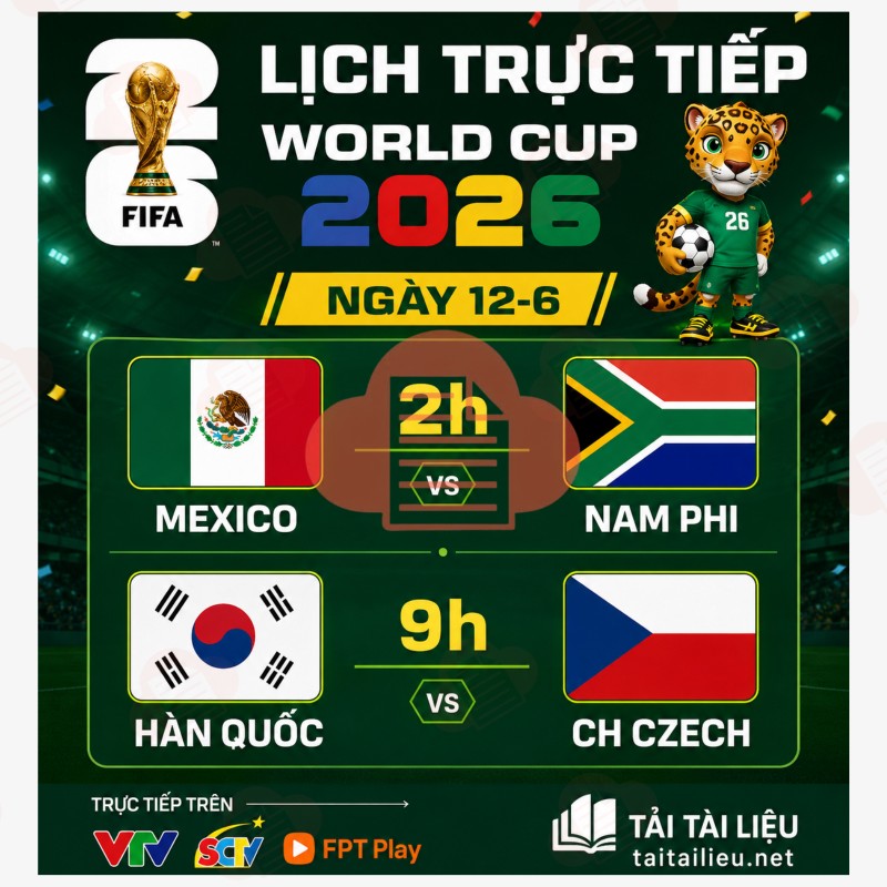 Lịch Khai Mạc World Cup 2026 Ngày Nào? Giờ Việt Nam, Địa Điểm Và Trận Đấu Mở Màn tran khai mac world cup 2026 4