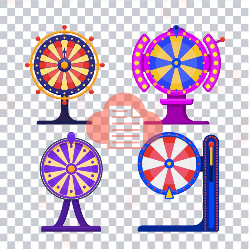 Tổng Hợp 55+ Mẫu Vòng Quay May Mắn Vector Đẹp Bản AI, CDR, PNG Tải Free vong quay may man vector 7