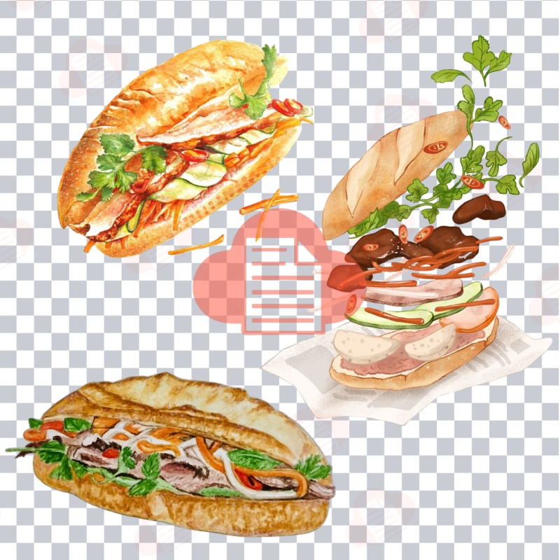 88+ Mẫu Logo Bánh Mì Vector Draw File PNG Không Nền banh mi vector 2