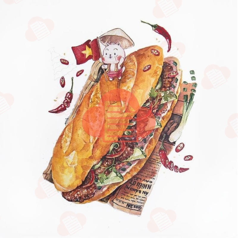 88+ Mẫu Logo Bánh Mì Vector Draw File PNG Không Nền banh mi vector 9