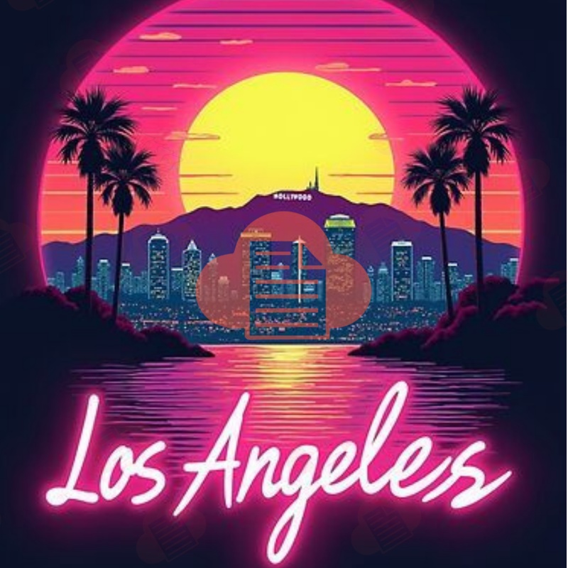 Kho Mẫu Đồ Họa Los Angeles Vector Đẹp Bản AI, PNG, EPS Tải Miễn Phí los angeles vector 12