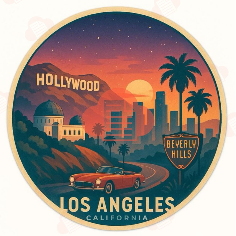 Kho Mẫu Đồ Họa Los Angeles Vector Đẹp Bản AI, PNG, EPS Tải Miễn Phí los angeles vector 6