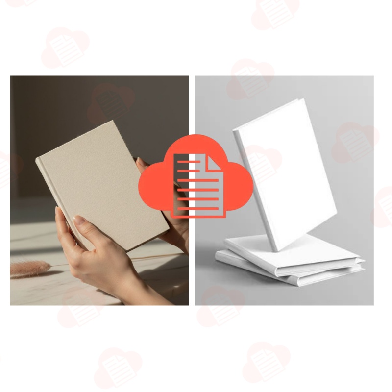 99+ Mẫu Mockup Sách PSD Đẹp, Mở Đóng Ngang Dọc A5 A4 Free mockup sach 4