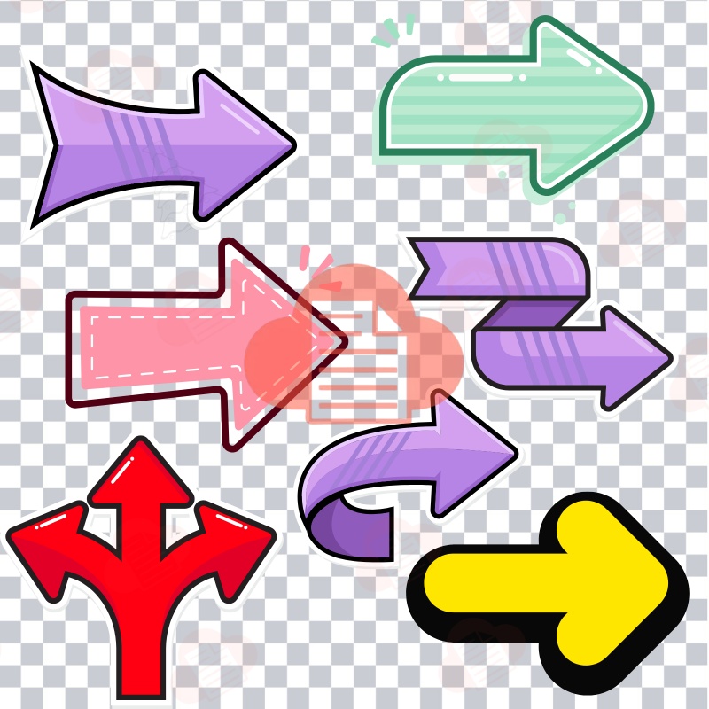 99+ Mẫu Mũi Tên Vector (Arrow Vector) Đẹp File AI, PNG Tải Miễn Phí mui ten vector 5