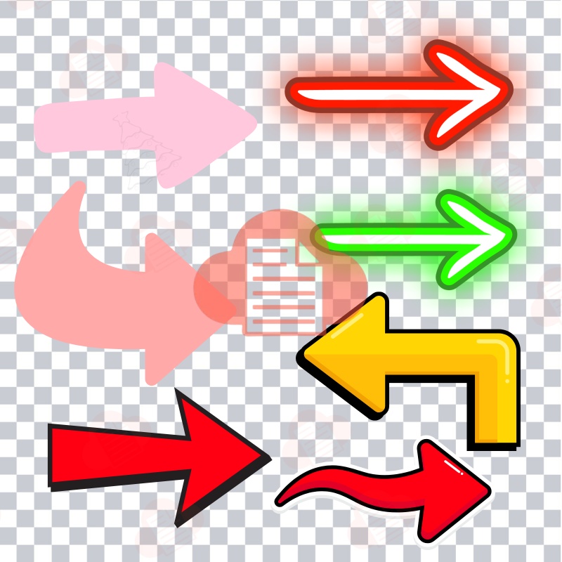 99+ Mẫu Mũi Tên Vector (Arrow Vector) Đẹp File AI, PNG Tải Miễn Phí mui ten vector 6