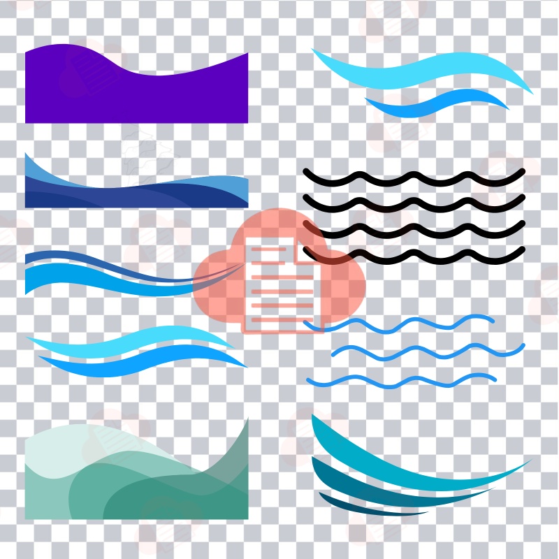 75+ Mẫu Hoa Văn Sóng Biển Vector Đẹp Bản AI, PNG, EPS Free song bien vector 9